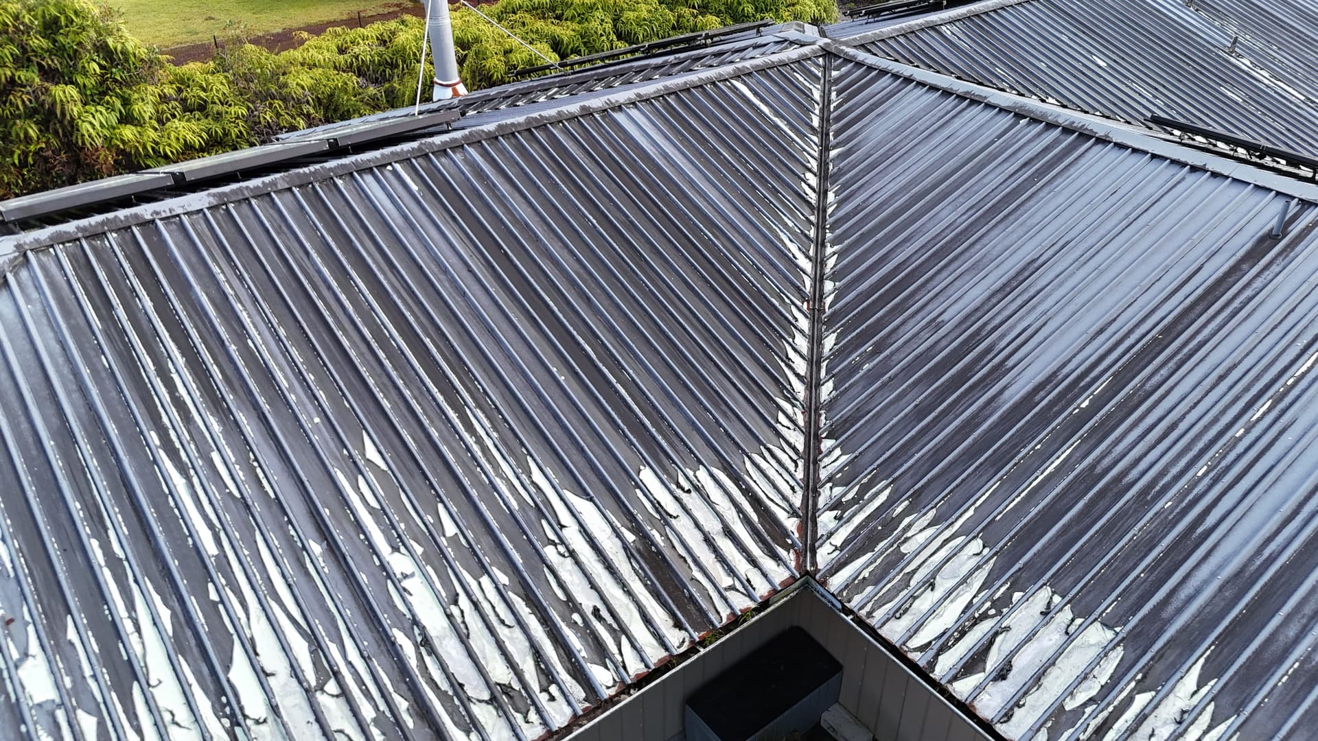 Gallery photos for Metal Roof Painting and Gutter Restoration in Mountain View HI: Image #1