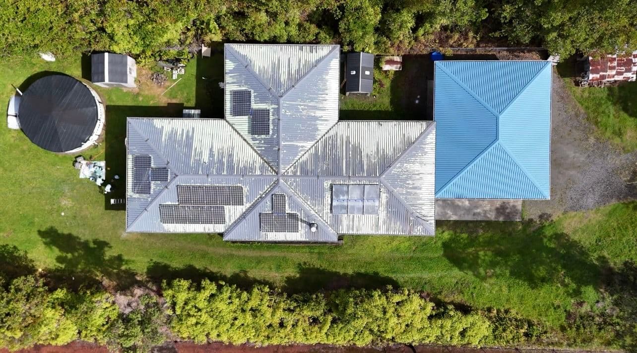 Gallery photos for Metal Roof Painting and Gutter Restoration in Mountain View HI: Image #4