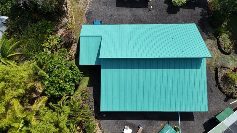 Project Hawaii Roof Transformation with Marine Green Finish image