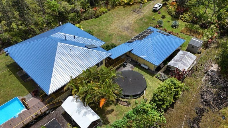 Gallery photos for Eco-Friendly Metal Roof Restoration in Keaau HI: Image #3